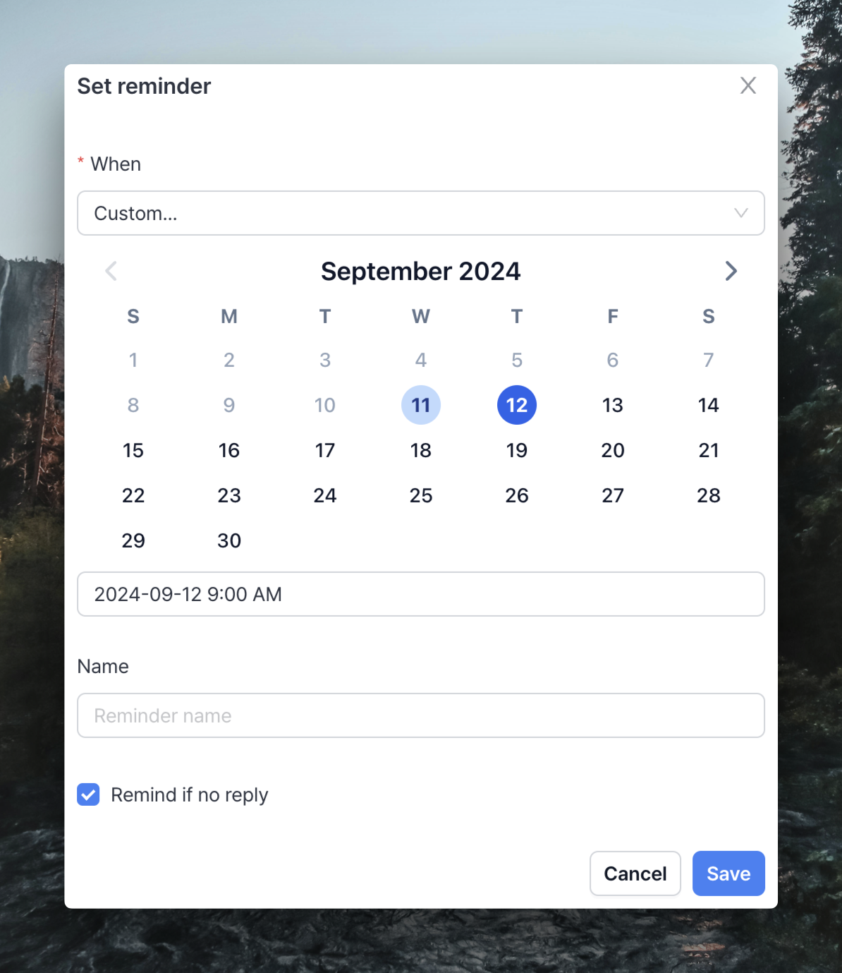 custom-reminder