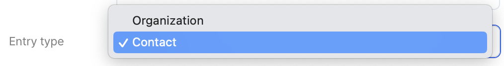 Select or create a process or list